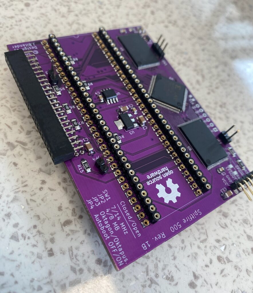 Spit Fire 500 - 14mhz Amiga 500 Accelerator card with IDE and 4/8 MB fast  RAM - Share Project - PCBWay